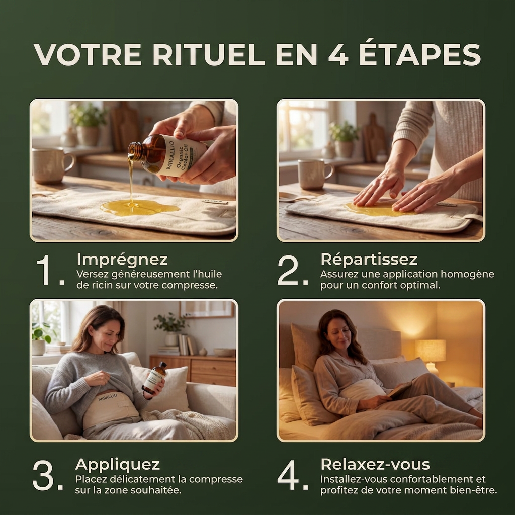 Mirallio Rituel Drainage à l'Huile de Ricin